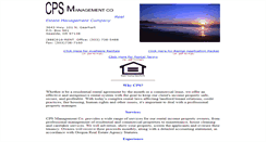 Desktop Screenshot of cpsmanagement.com